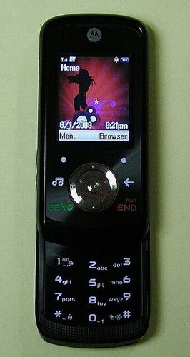 Gsm black portable mobile - portable,