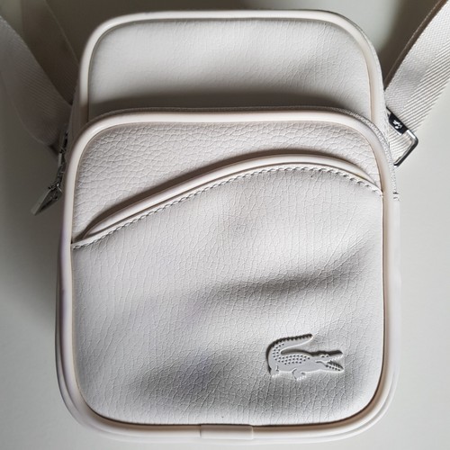 Sacoche cuir blanc lacoste - sacoche,