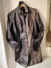 BLOUSON CUIR AVIATEUR FEMME OAKWOOD XL VETEMENT FEMME CLOTHING BON ETAT DOUBLURE