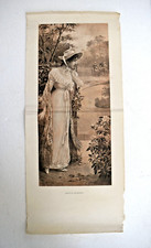 Vintage Lithographie Anxieux