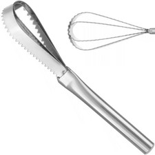 Écailleur de poisson en acier