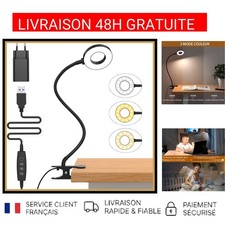 Lampe Bureau LED Pince USB
