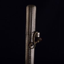 Ancien Porte stylet en métal Tibet XIXe Siècle Antique Tibetan Pen Holder