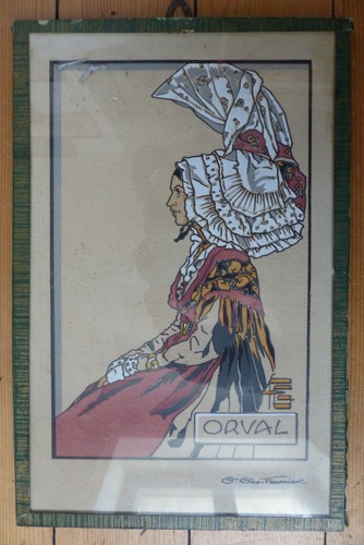 Gravure encadrée ancienne - , de
