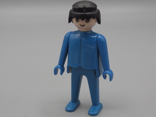 Playmobil homme bleu cheveux - -,