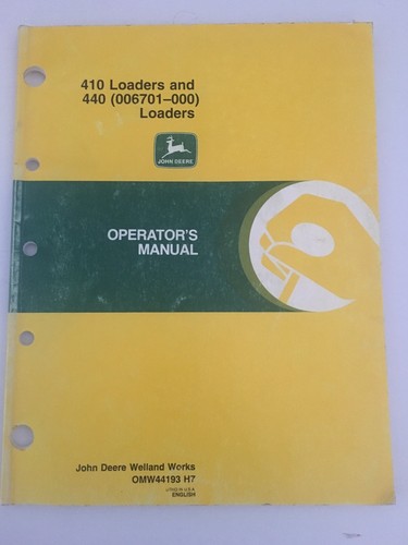 John deere 410 loaders - deere,
