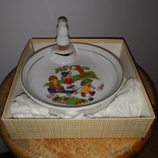 assiette a bouillie liz bulls pillivuyt limoges vintage