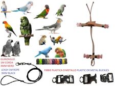 Bavoir Perroquets Rose 2 Tons Élastique Cou 3MM De Perruches À Amazone