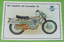 #146 MV AGUSTA 350 SCRAMBLER EL ITALIE VERGHERA ITALIA PANINI SUPER MOTO 1975