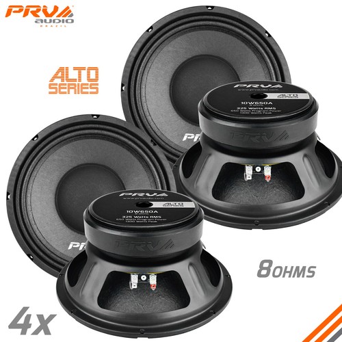 Prv audio 10w650a midbass - 4x,