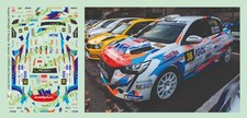Decals 1/43 Peugeot 208 Rally4