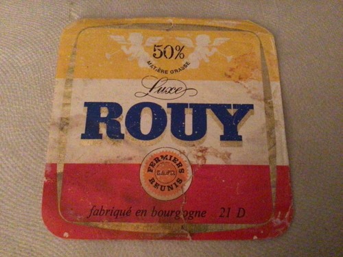 Etiquette fromage rouy - etiquette,