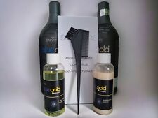 Kit Lissage Au Tanin Salvatore Blue Gold Premium  2 x 100 ml Avec Pinceau-peigne
