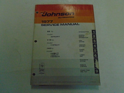1977 johnson hors - 1977, hors-bord