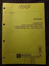 (303MA) Manuel atelier PEUGEOT 106 - Moteur alimentation injection Bosch MA3.1
