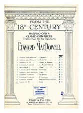 Macdonnell, Edward Du 18ème Siècle : Pièces De Clavecin Et De Clavichord