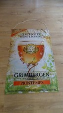 PLV BIERE BELGE GRIMBERGEN PRINTEMPS BANNIERE ENSEIGNE DRAPEAU BEER BELGIUM