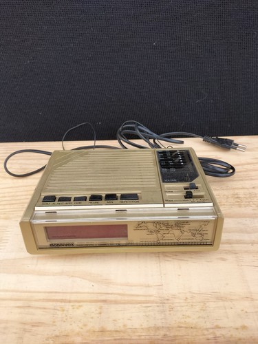 Ancien radio réveil vintage - réveil,