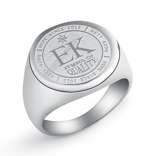Bague chevaliere ronde homme - bague,