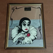 Cadre Miroir Pierrot Rose