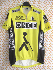 Maillot cycliste ONCE Etxeondo Macario 1996 Jersey cycling vélo Vintage - L