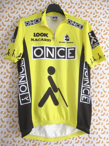 Maillot cycliste once etxeondo - once,