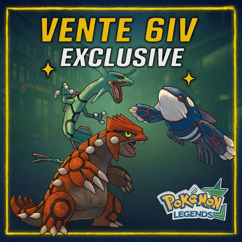 Kyogre groudon rayquaza - kyogre/groudon/rayquaza, 6iv