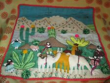 Ancienne TENTURE MURALE en