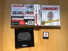 Criminology Nintendo DS NDS Francais