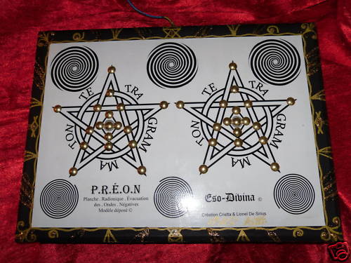 Preon planche radionique - planche,