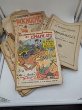 Lot de BD Anciennes, Charlot, Pieds-Nickelés, Pitchounet, Shirley