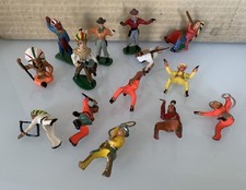 Lot Soldats Anciens Cyrnos Starlux Clairet  Far West Cowboys Indiens A Identiter