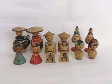 Kokeshi Lot de 12 Petites