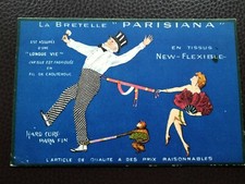 CPA PUBLICITÉ "LA BRETELLE PARISIANA", Illustrateur ?