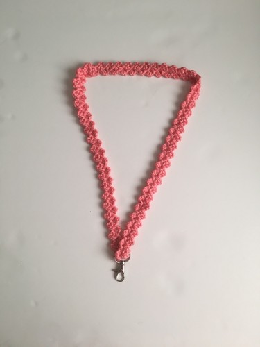Crochet lanyard handmade - lanyard,,