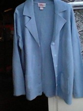 Cardigan femme bleu ciel