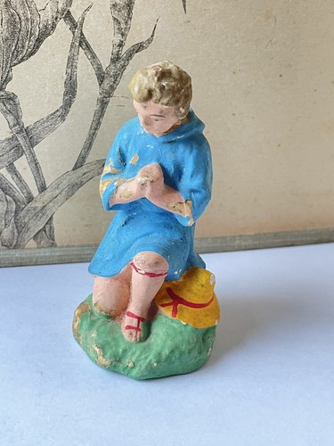 Ancien santon creche jeune - santon,