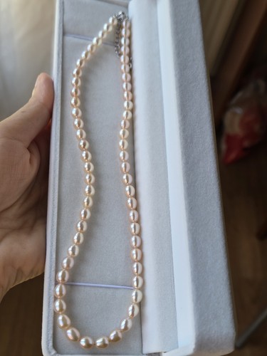 Collier véritables perles - collier,