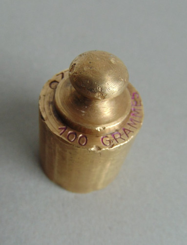 Ancien poids laiton 100 - ancien,