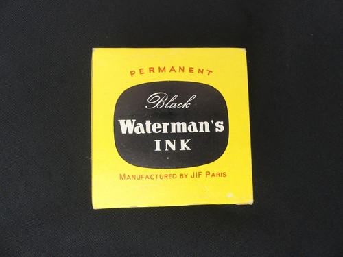 Flacon encre waterman bleu - flacon, d’encre