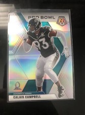 2020 Panini Mosaic Football Calais Campbell Pro Bowl Silver Prizm Jaguars