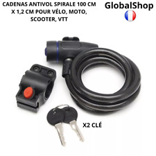 Cadenas Antivol Spirale 100 cm