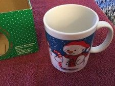 Musical snowman mug 1991 - musical,