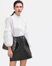 Jupe Maje Mini A noire clous