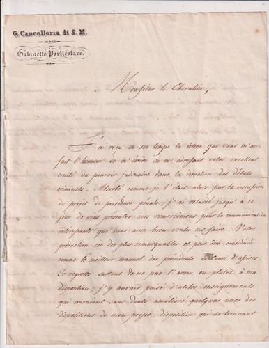 Mars 1848 lettre autographe - 1848.,