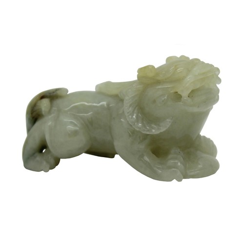 Hand carved natural green - carved,