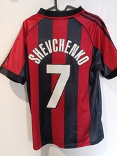 Maillot Jersey Maglia Caliseta Adidas AC Milan Home 1998/1999 - M Shevchenko 