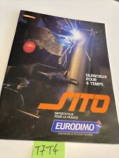 Pot échappement silencieux moto SITO catalogue 1987