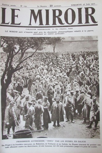 Ww1 miroir 1916 prisonniers - le,
