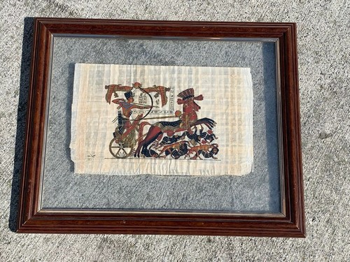 Vintage egyptian art painting - egyptian,